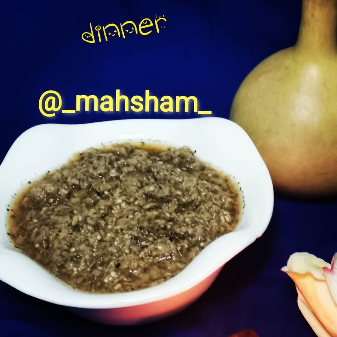 ترشی لیته بادمجان کبابی با آبغوره ( نازخاتون)