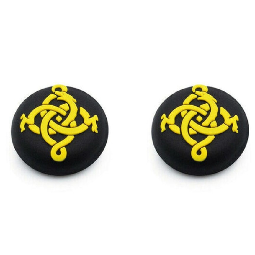 محافظ سر انالوگ دسته بازی طرح ouroboros بسته 2 عددی جنس درجه یک خارجی سه بعدی