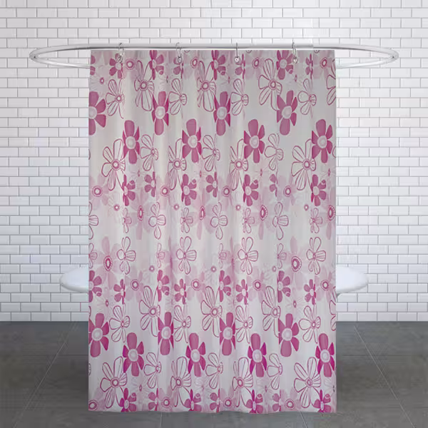 پرده حمام دلفین کد Gu-2224 سایز 200×180 سانتی متر 