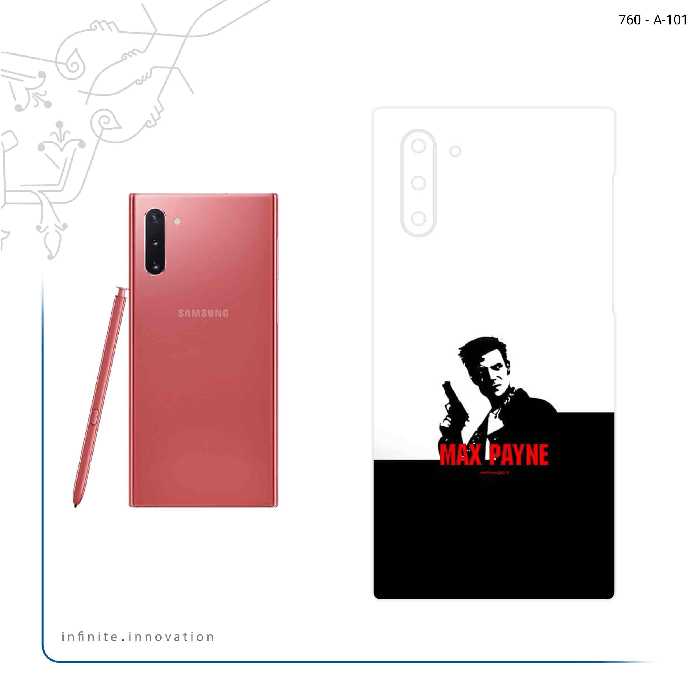 برچسب پوششی ماهوت مدل Max Payne Game Series مناسب برای گوشی موبایل سامسونگ Galaxy Note 10