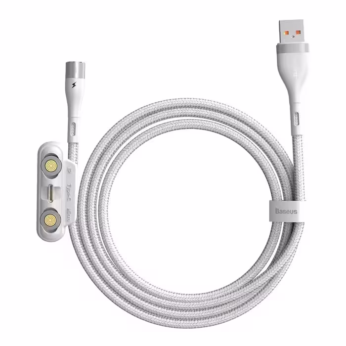 کابل تبدیل USB-C به لایتنینگ / Type-c / MicroUSB باسئوس مدل CA1T3-A طول 1 متر