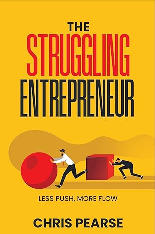 خرید و دانلود کتاب The Struggling Entrepreneur: Less Push, More Flow