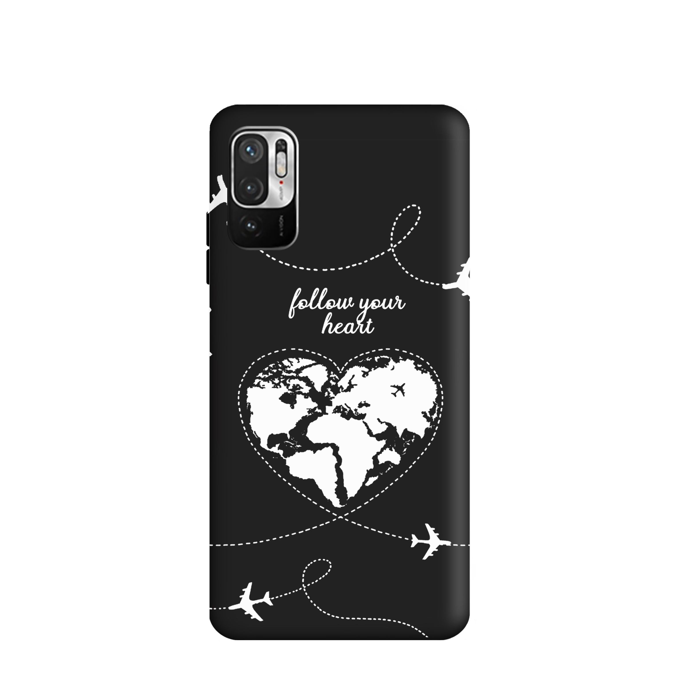 کاور طرح  نقشه قلب کد y9407 مناسب برای گوشی موبایل شیائومی  Redmi Note 10 5G