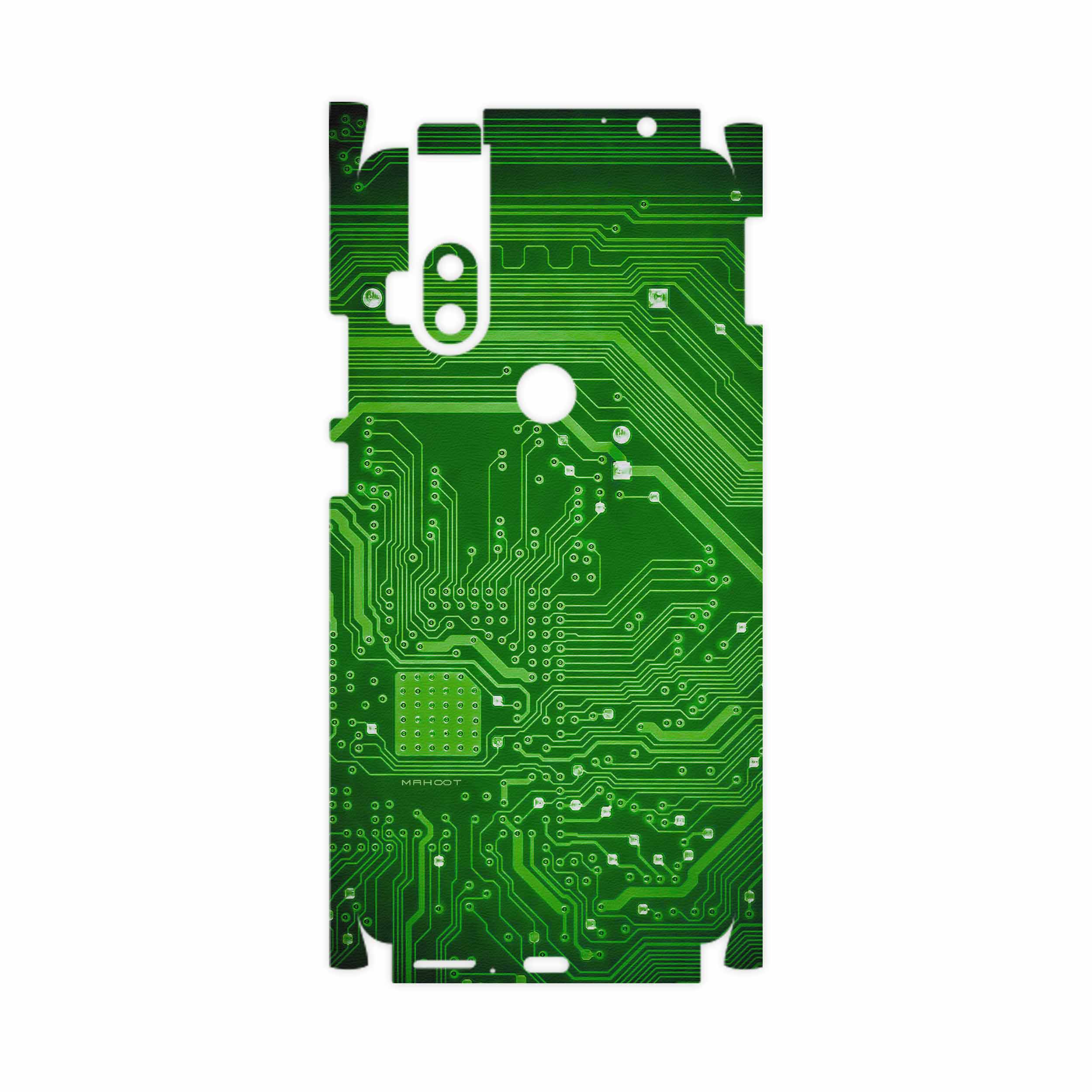 برچسب پوششی ماهوت مدل Green Printed Circuit Board-FullSkin مناسب برای گوشی موبایل موتورولا One Hyper
