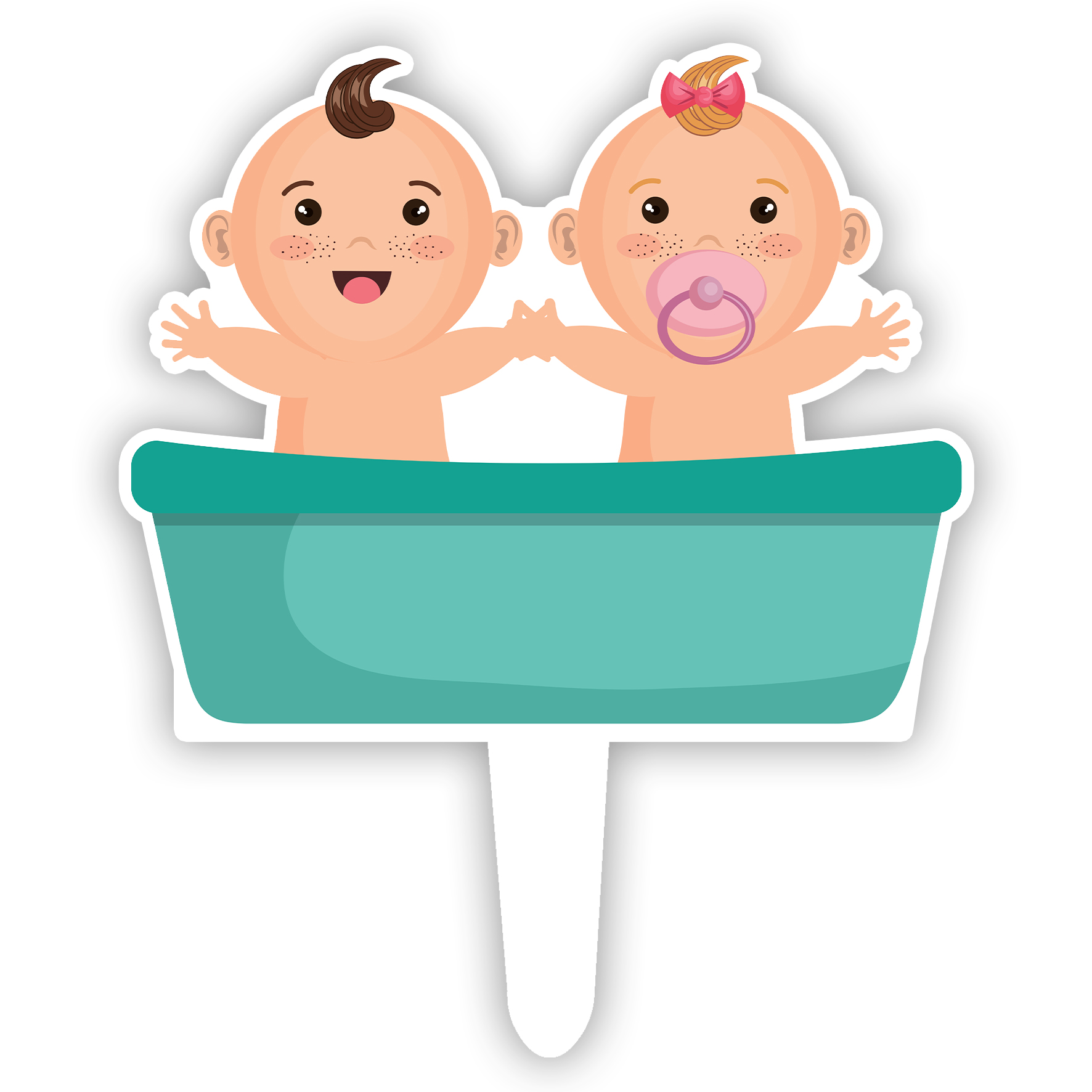  تاپر کیک طرح تعیین جنسیت کد R433