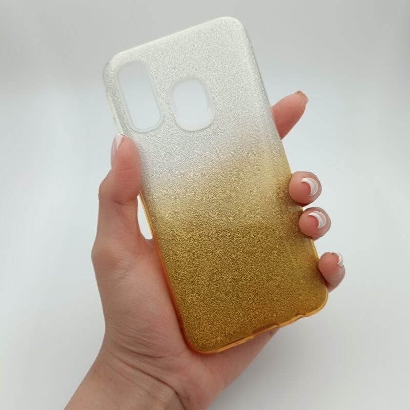 قاب گوشی A40 سامسونگ طرح اکلیلی طلایی و نقره ای کد 97918