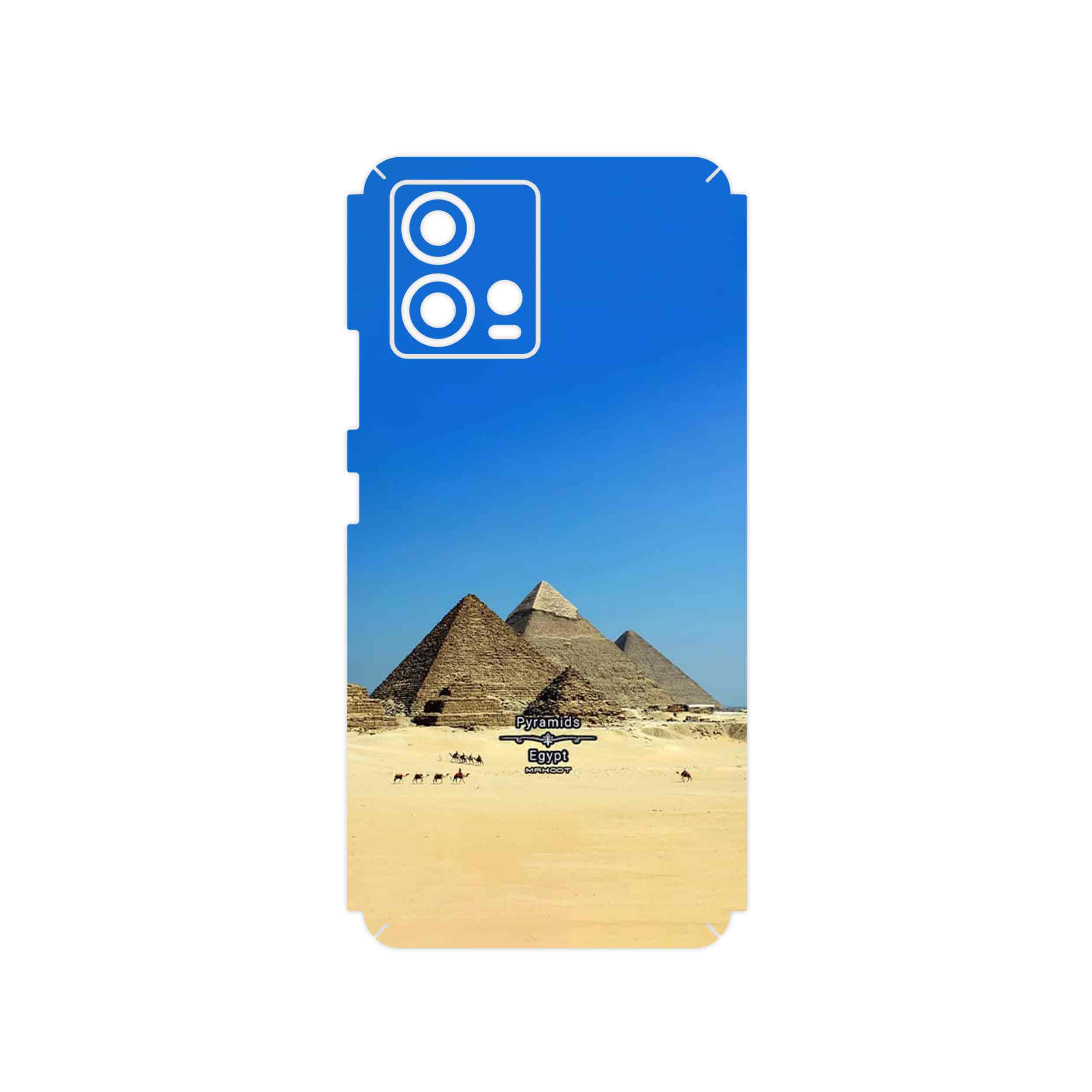 برچسب پوششی ماهوت مدل Pyramids of Egypt مناسب برای گوشی موبایل موتورولا Edge 30 Fusion