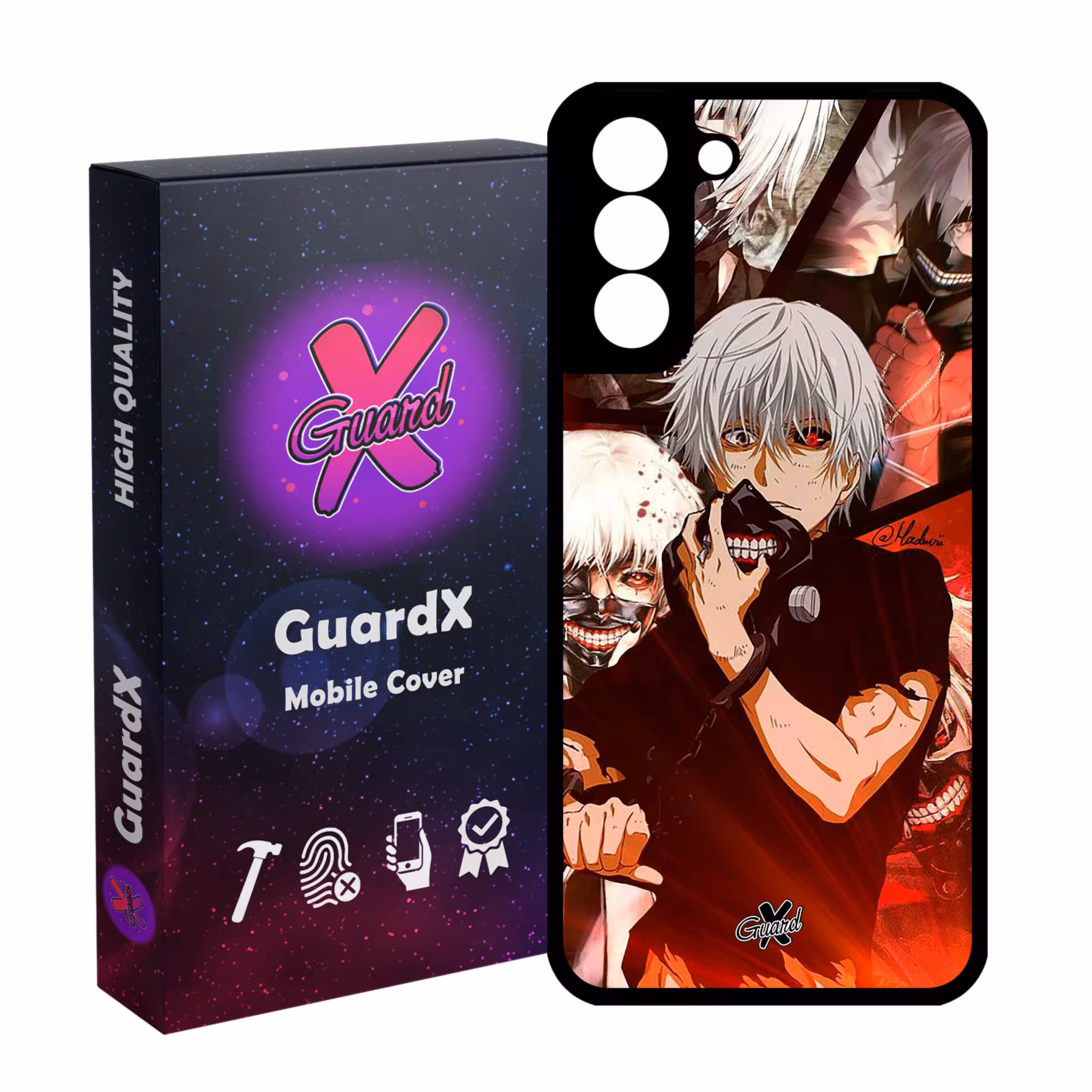 کاور گارد ایکس طرح Tokyo Ghoul Anime مدل Glass10549 مناسب برای گوشی موبایل سامسونگ Galaxy S21 FE