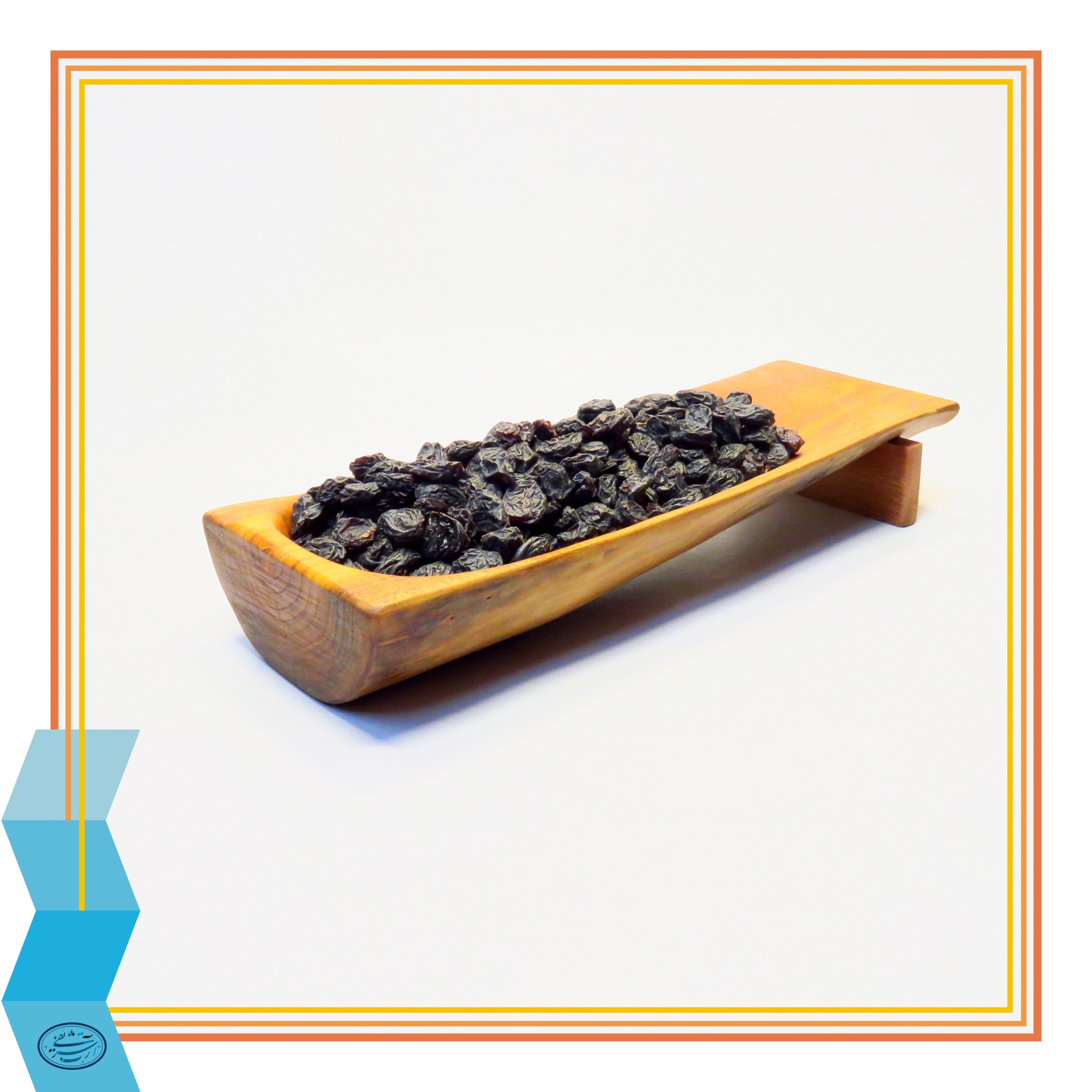 ظرف چوبی روستیک مدل پایه دار