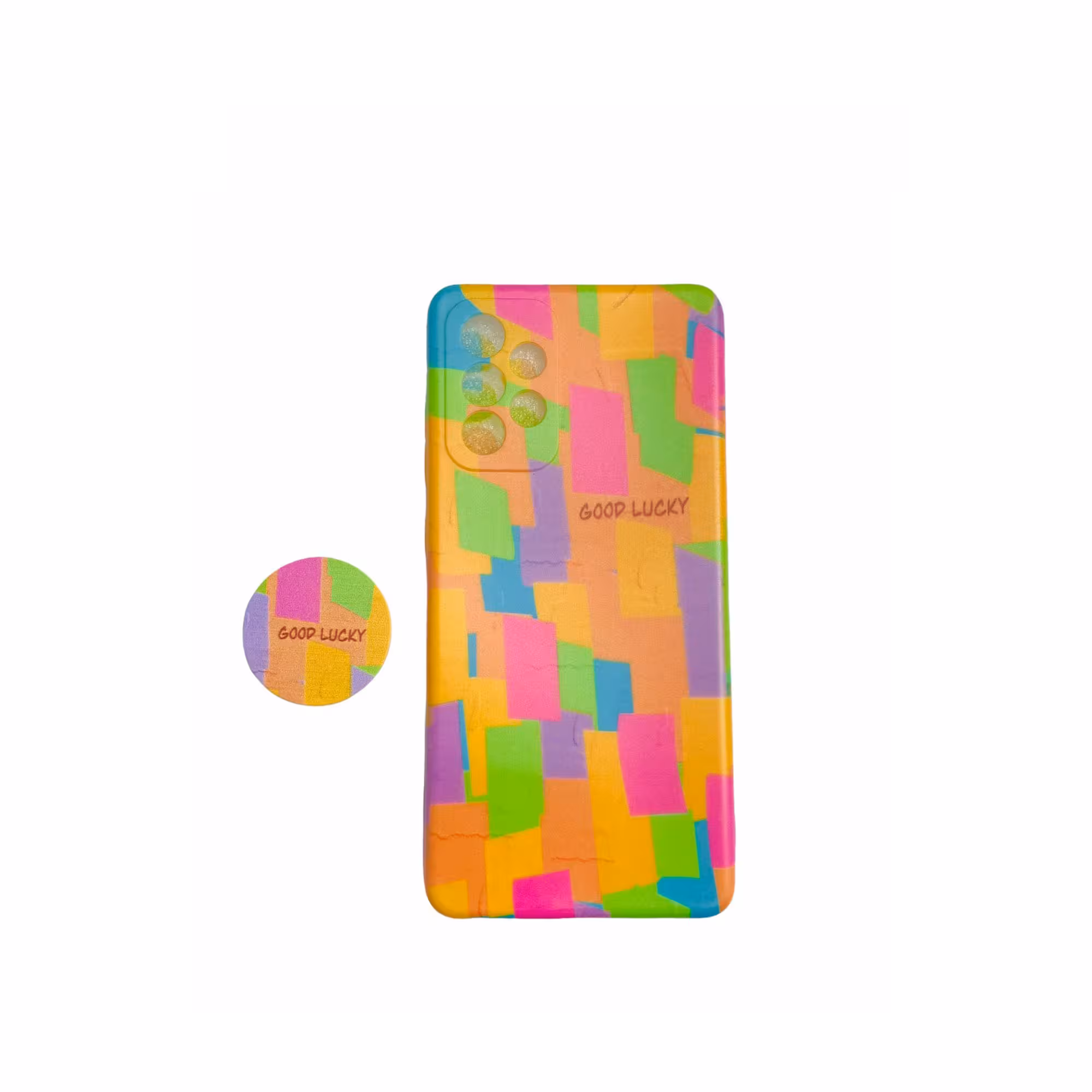 کاور مدل color88 مناسب برای گوشی موبایل سامسونگ GALAXY A72 به همراه پاپ سوکت