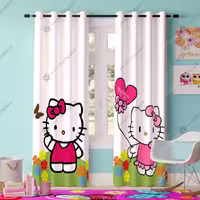 پرده پانچی طرح کیتی PK-2833