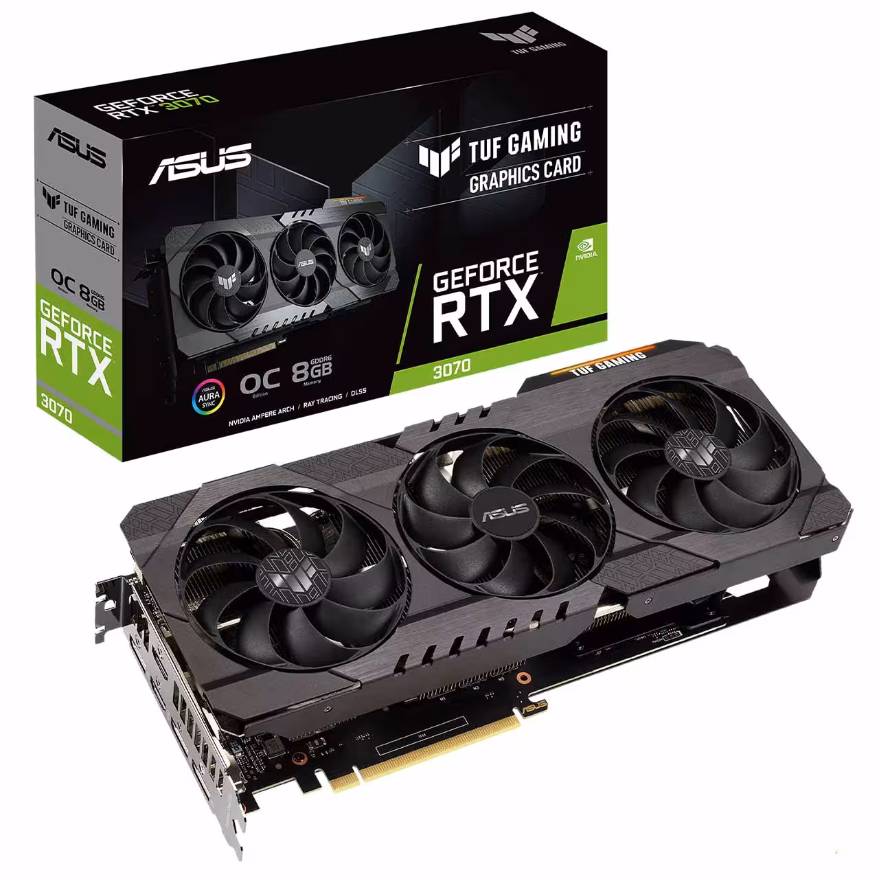 خرید کارت گرافیک ایسوس Graphics ASUS TUF RTX3070 O8G Gaming با بهترین قیمت