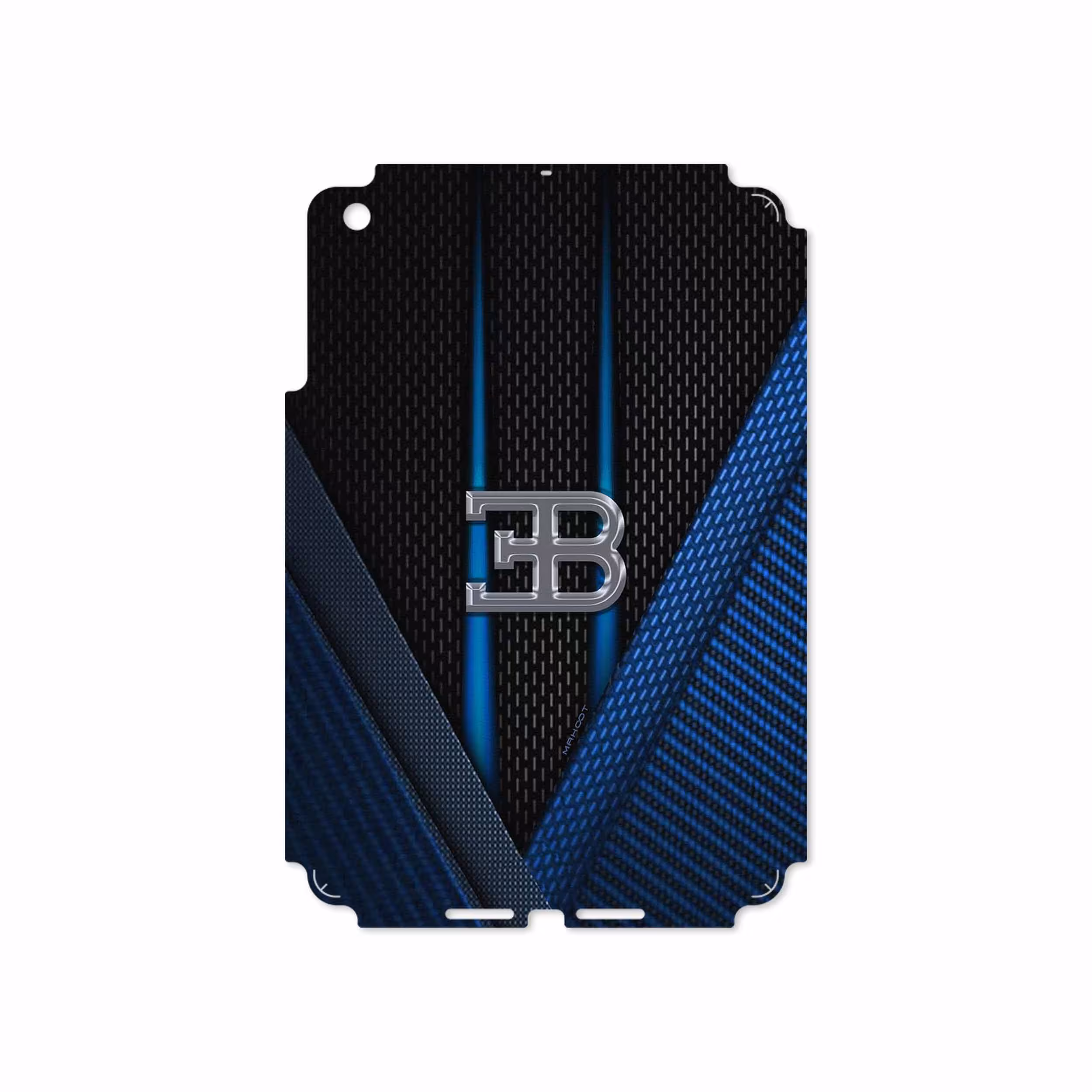 برچسب پوششی ماهوت مدل BUGATTI مناسب برای تبلت اپل iPad mini 2012 A1455