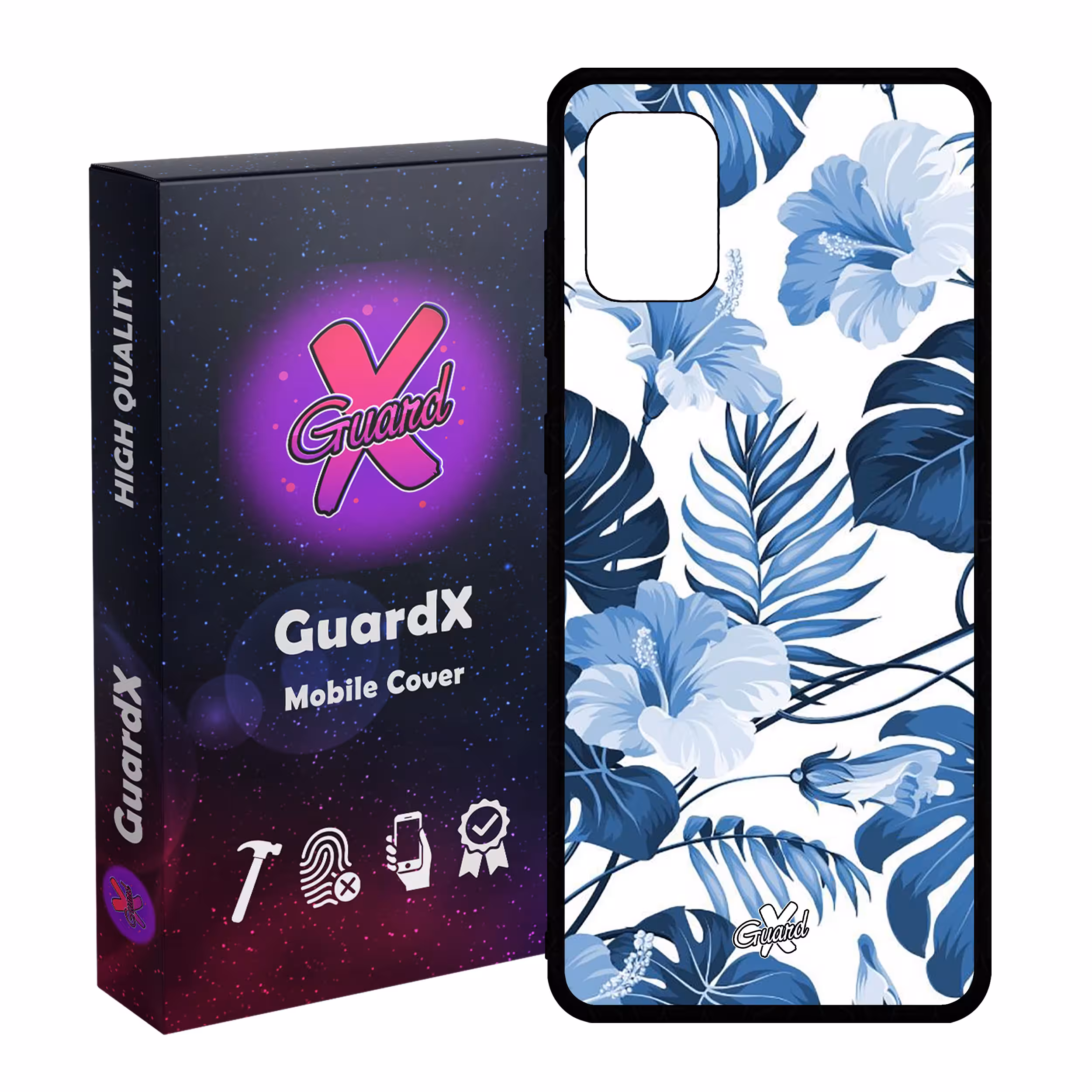 کاور گارد ایکس طرح Flower مدل Glass50354 مناسب برای گوشی موبایل سامسونگ Galaxy A31