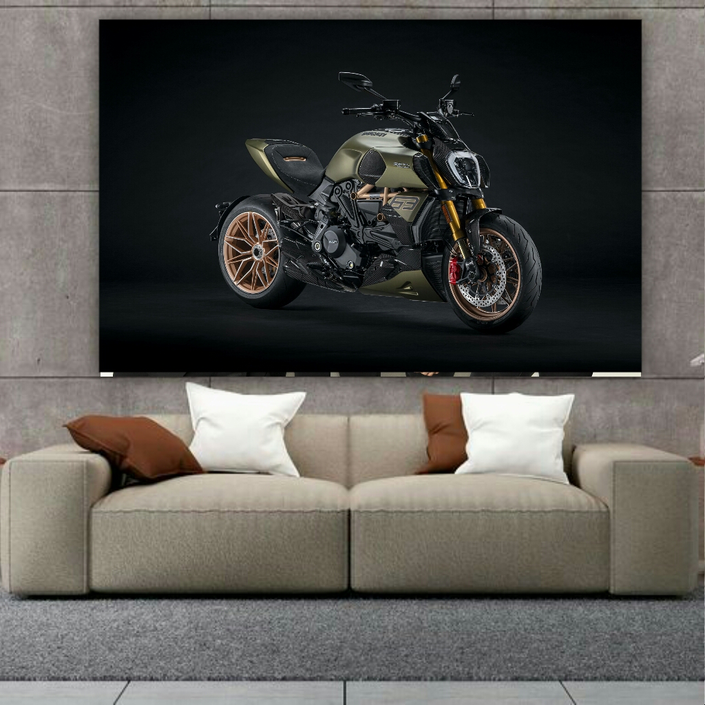 تابلو شاسی طرح موتور مدل Lamborghini Diavel کد AR1100