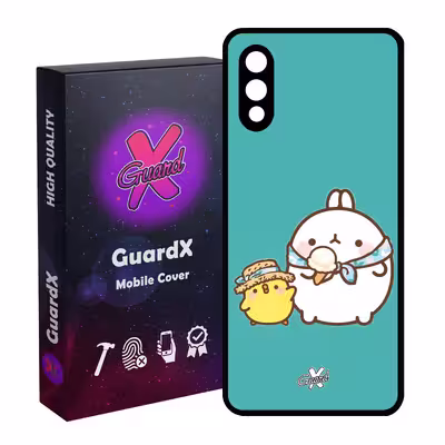 کاور گارد ایکس طرح مولانگ مدل Glass10312 مناسب برای گوشی موبایل سامسونگ Galaxy A02 / M02