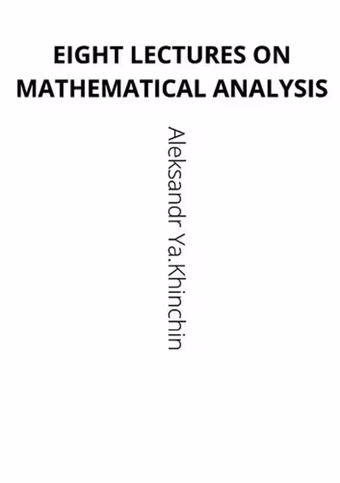 خرید و دانلود نسخه کامل کتاب Eight lectures on mathematical analysis