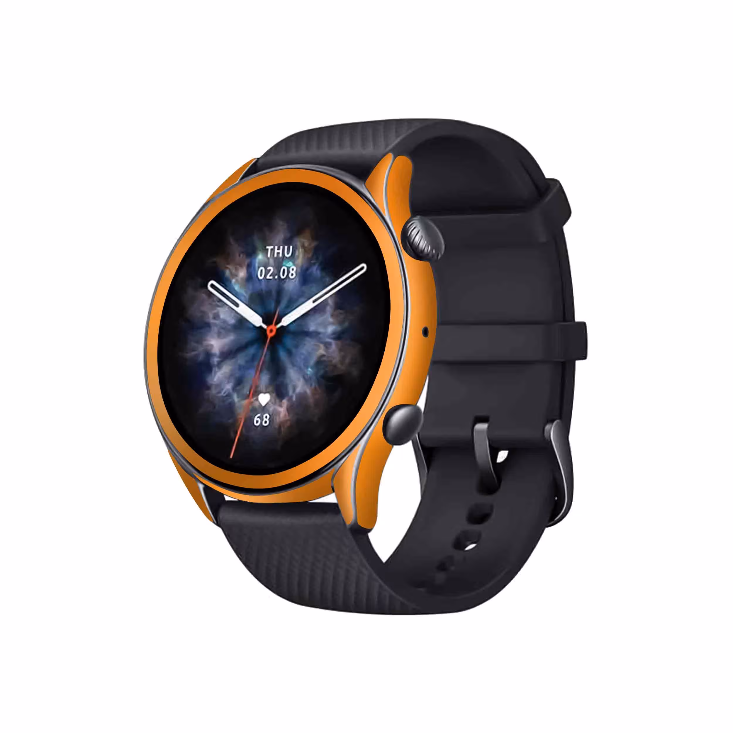 برچسب ماهوت طرح Matte-Orange مناسب برای ساعت هوشمند آمازفیت GTR 3 Pro