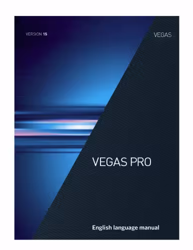 خرید و دانلود نسخه کامل کتاب Vegas Pro 15.0 User Manual