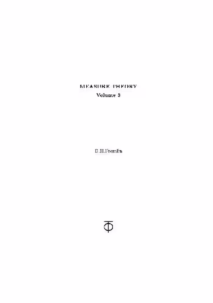خرید و دانلود نسخه کامل کتاب Measure theory/ 3, Measure algebras