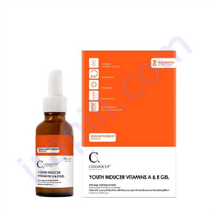 ژل جوان کننده پوست حاوی ویتامین AE کازموسپ 30 میلی لیتر