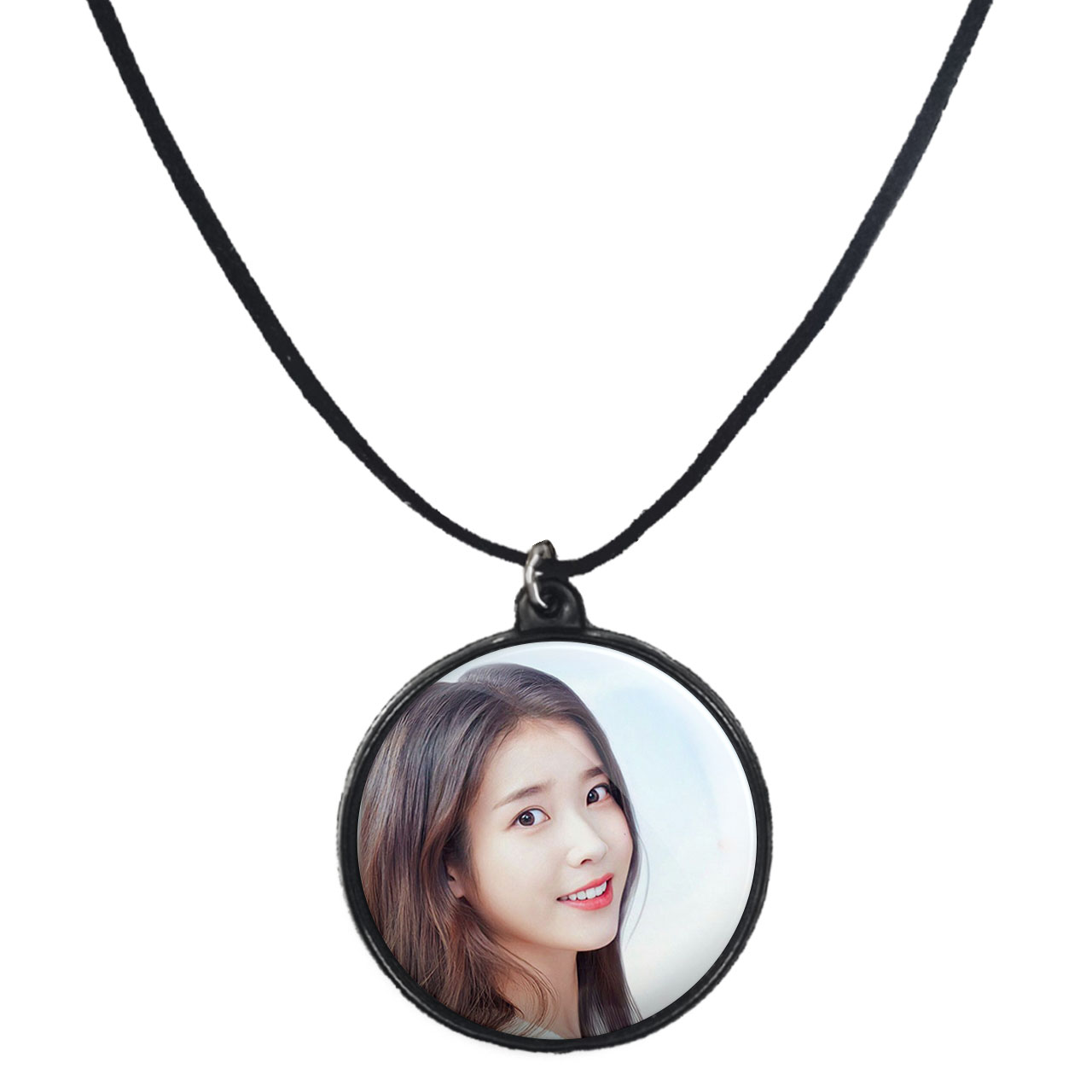 گردنبند پرمانه طرح IU کد pmb.35938 مدل دو طرفه