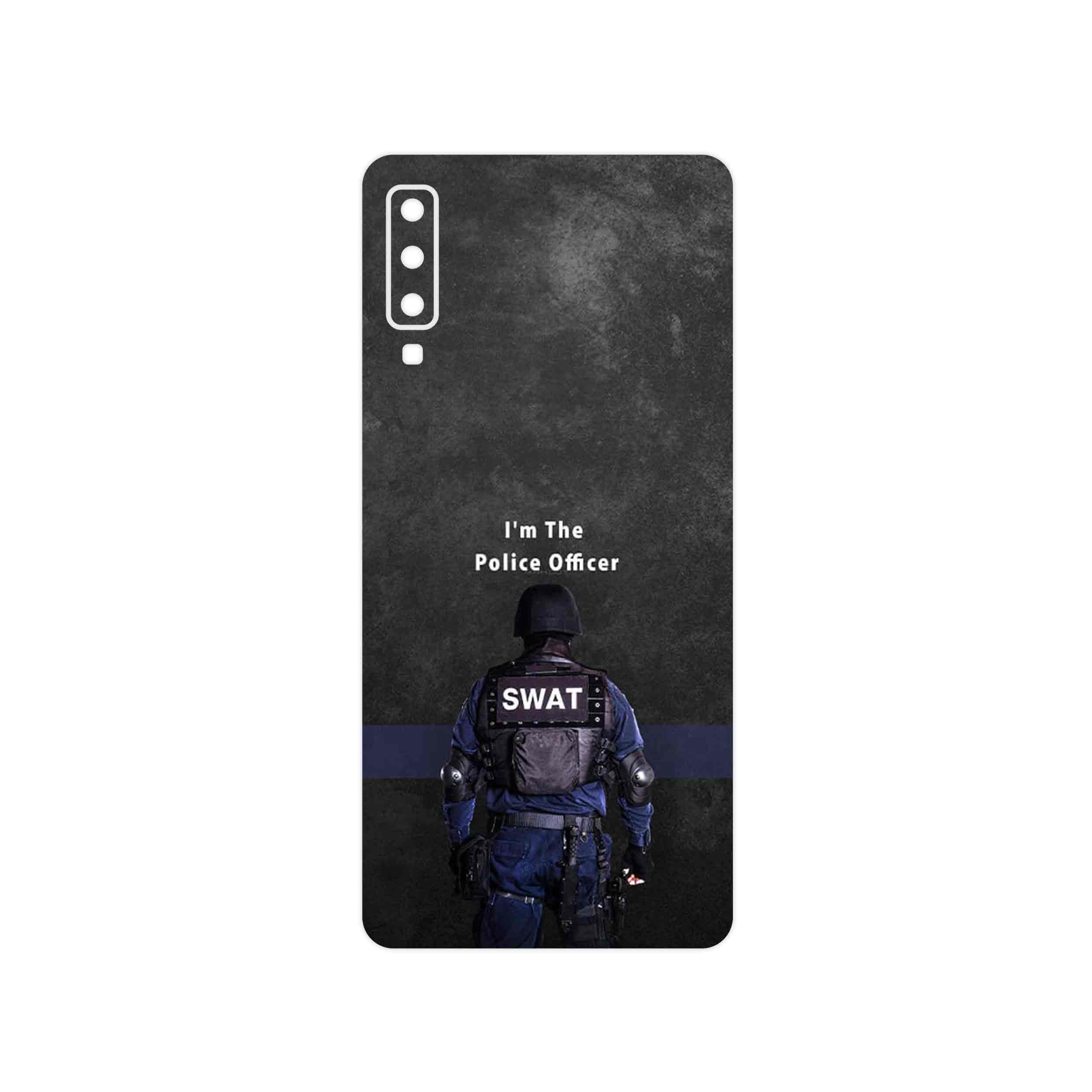 برچسب پوششی ماهوت مدل Police Officer مناسب برای گوشی موبایل سامسونگ Galaxy A7 2018