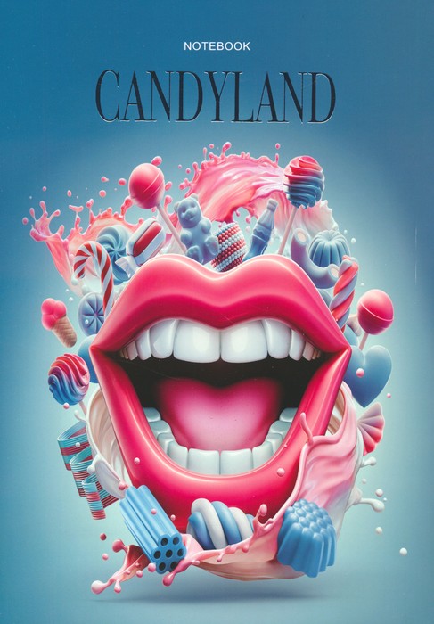 دفتر یادداشت خط دار (CANDYLAND،کد 493) - ناشربوک | خرید آنلاین کتاب