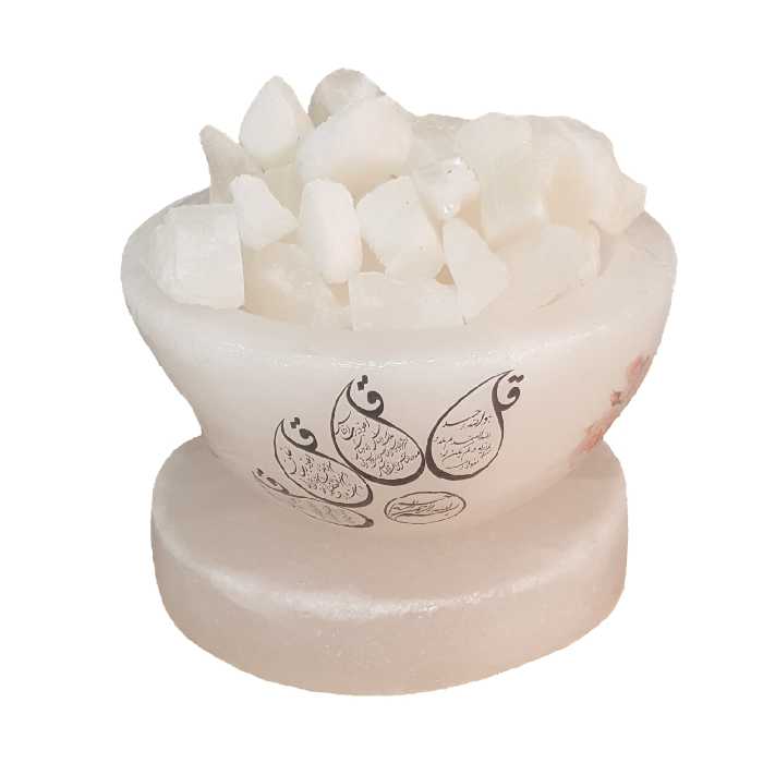 آباژور سنگ نمک طرح شکلات خوری کد WS4GHOL