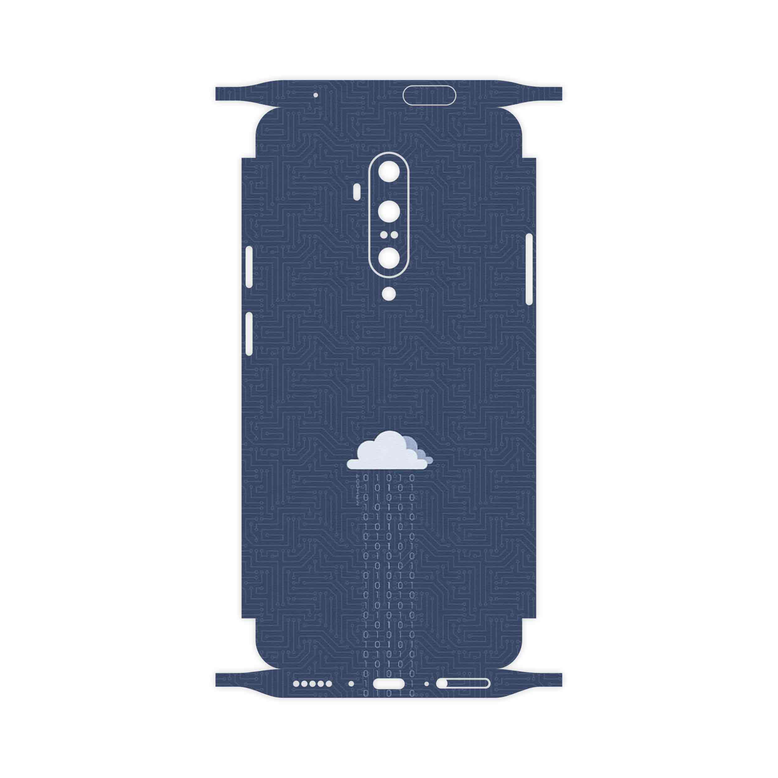 برچسب پوششی ماهوت مدل Minimal Data Cloud-FullSkin مناسب برای گوشی موبایل وان پلاس 7T Pro