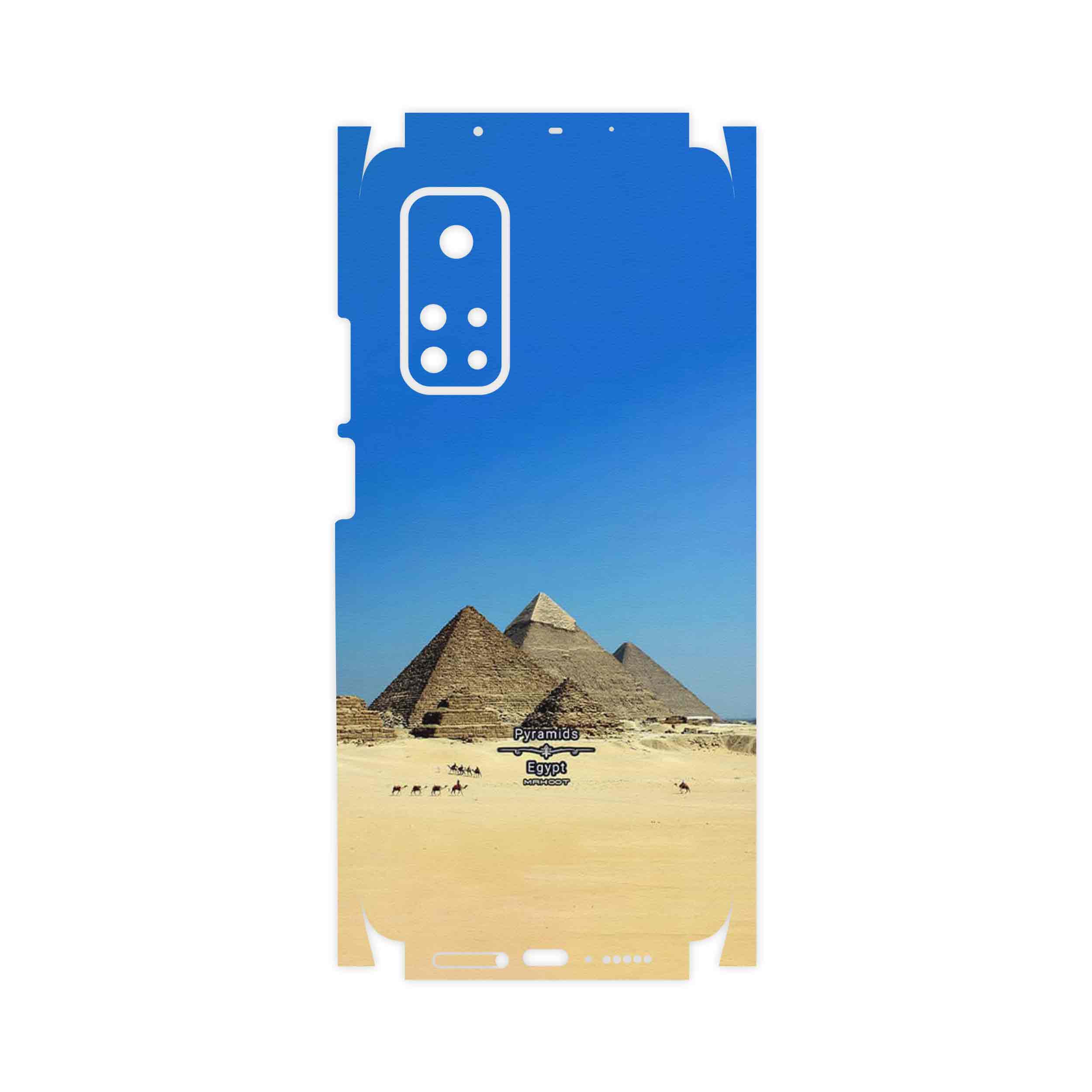 برچسب پوششی ماهوت مدل Pyramids of Egypt-FullSkin مناسب برای گوشی موبایل شیائومی Mi 10T 5G