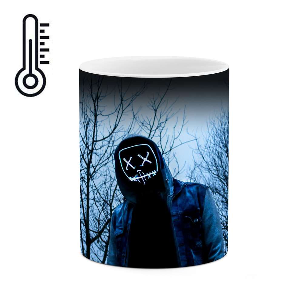 ماگ حرارتی طرح ماسک گرافیکی  مدل mgph13831