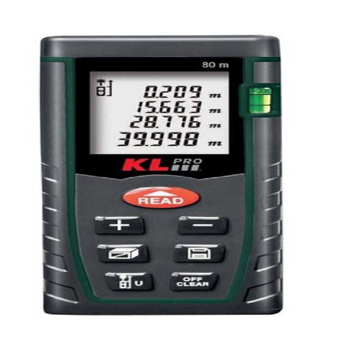 دستگاه اندازه گیری لیزری Kl Pro Klzm80 فاصله لیزر KLPRO