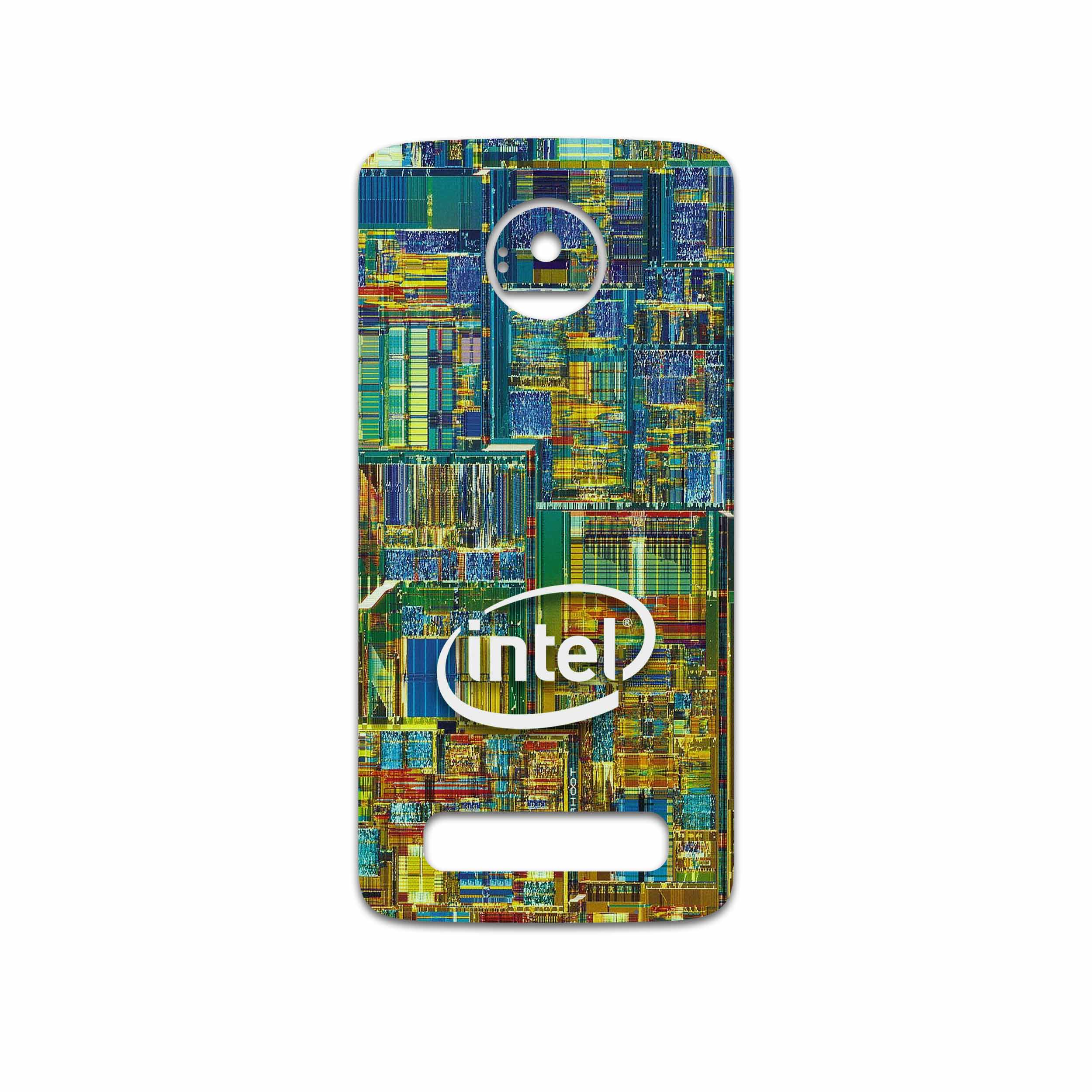 برچسب پوششی ماهوت مدل Intel Brand مناسب برای گوشی موبایل موتورولا Moto Z