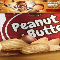 وکتور لایه باز لیبل بسته بندی کره بادام زمینی | گرافیک با طعم تربچه