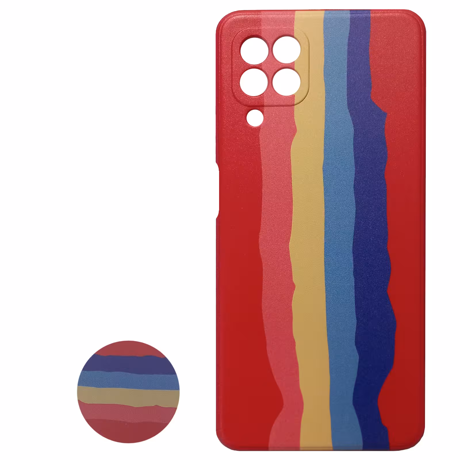کاور مدل B0957 مناسب برای گوشی موبایل سامسونگ Galaxy A22 4G به همراه پایه نگهدارنده