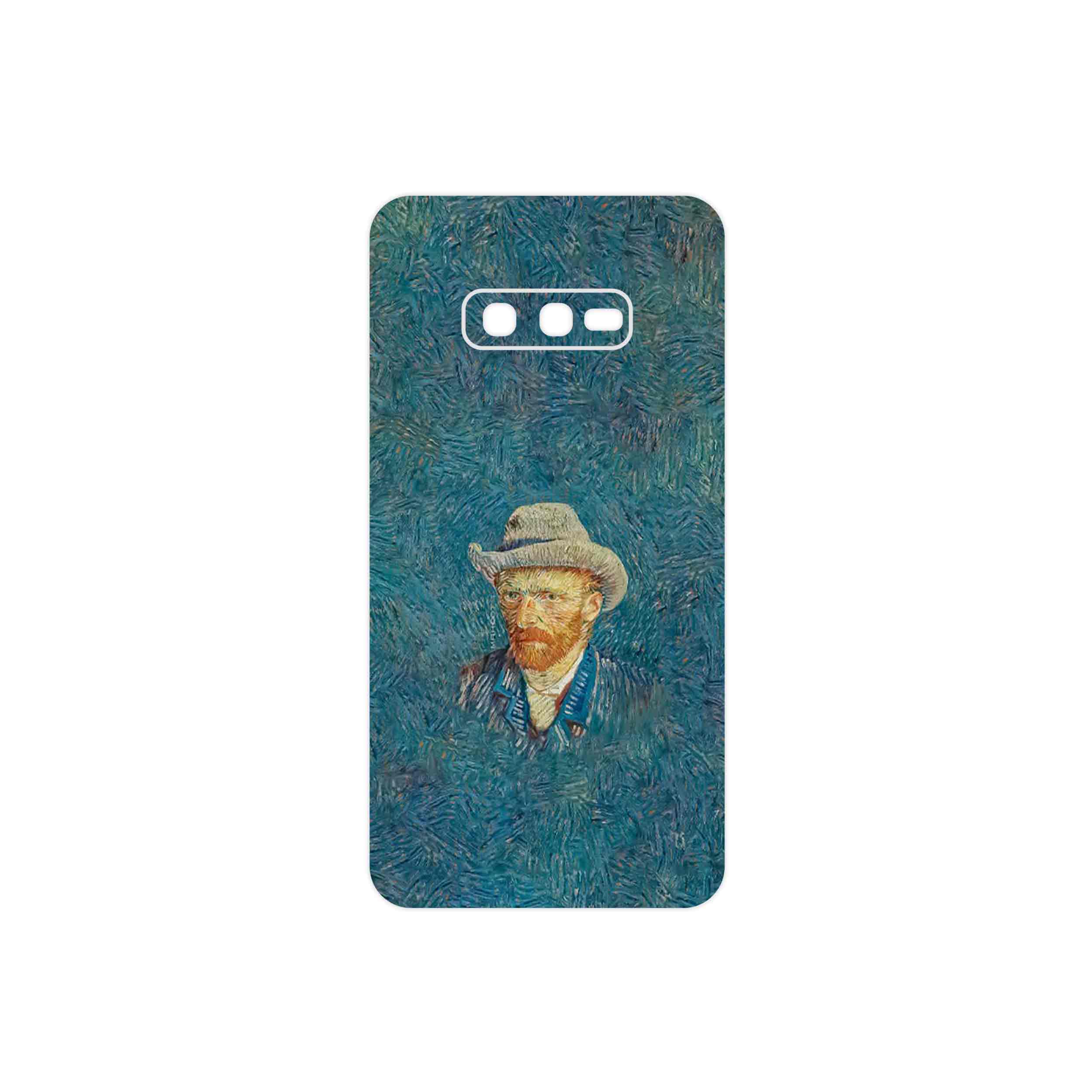 برچسب پوششی ماهوت مدل Self portrait with a gray felt hat مناسب برای گوشی موبایل سامسونگ Galaxy S10e