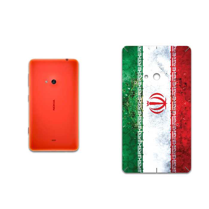 برچسب پوششی ماهوت مدل IRAN-Flag-1 مناسب برای گوشی موبایل نوکیا Lumia 625