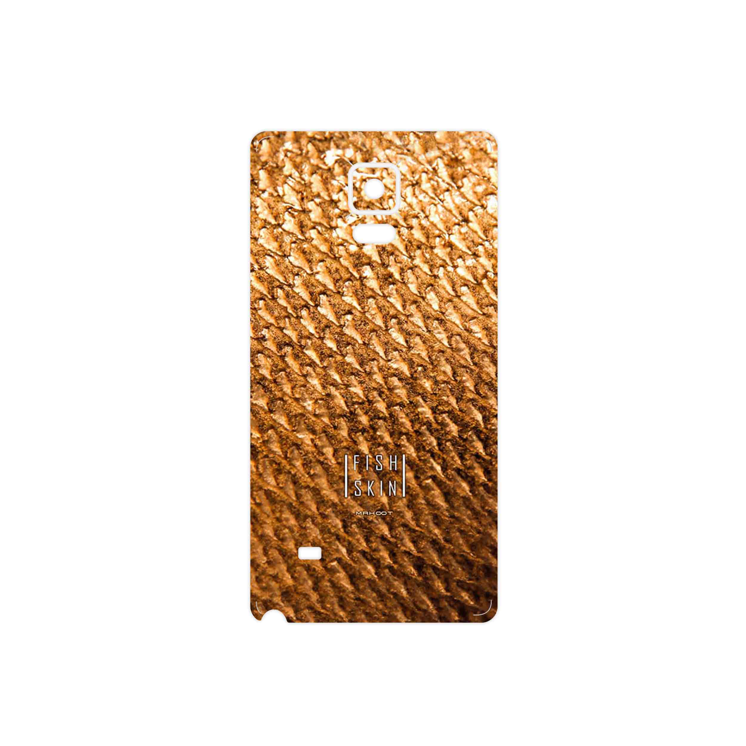 برچسب پوششی ماهوت مدل Fish Skin مناسب برای گوشی موبایل سامسونگ Galaxy Note 4