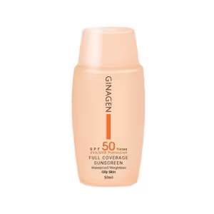 ژیناژن  کرم ضدآفتاب رنگی شماره 02 مناسب پوست های چرب ومختلط spf50