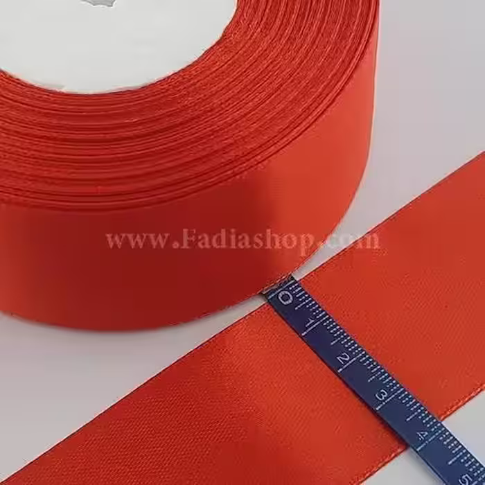 روبان 40 ساتن قرمز
