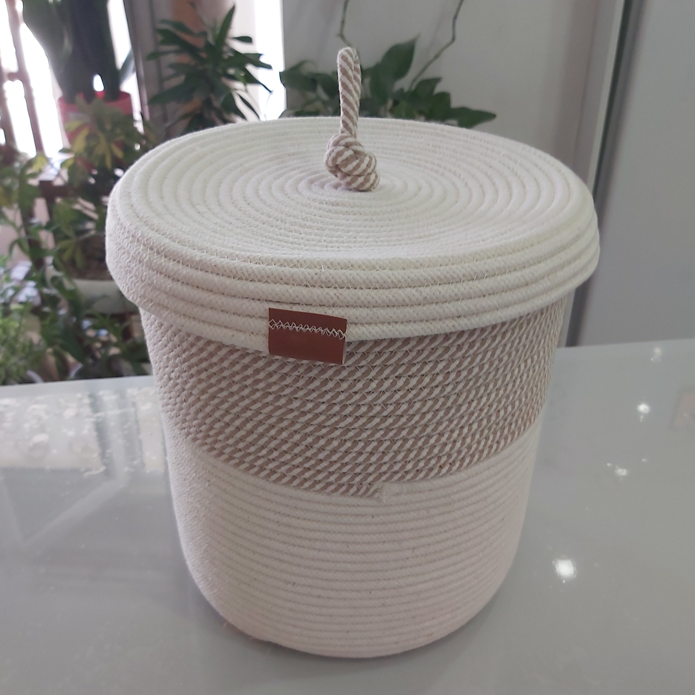 سطل درب دار قیطونی زبرا