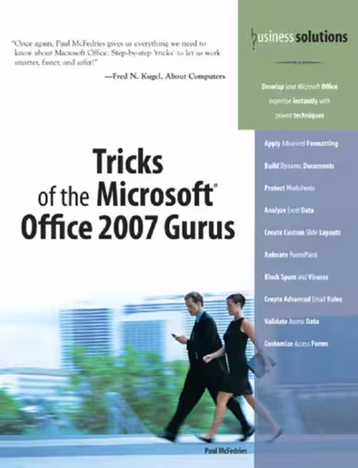 خرید و دانلود نسخه کامل کتاب Tricks of the Microsoft Office 2007 Gurus