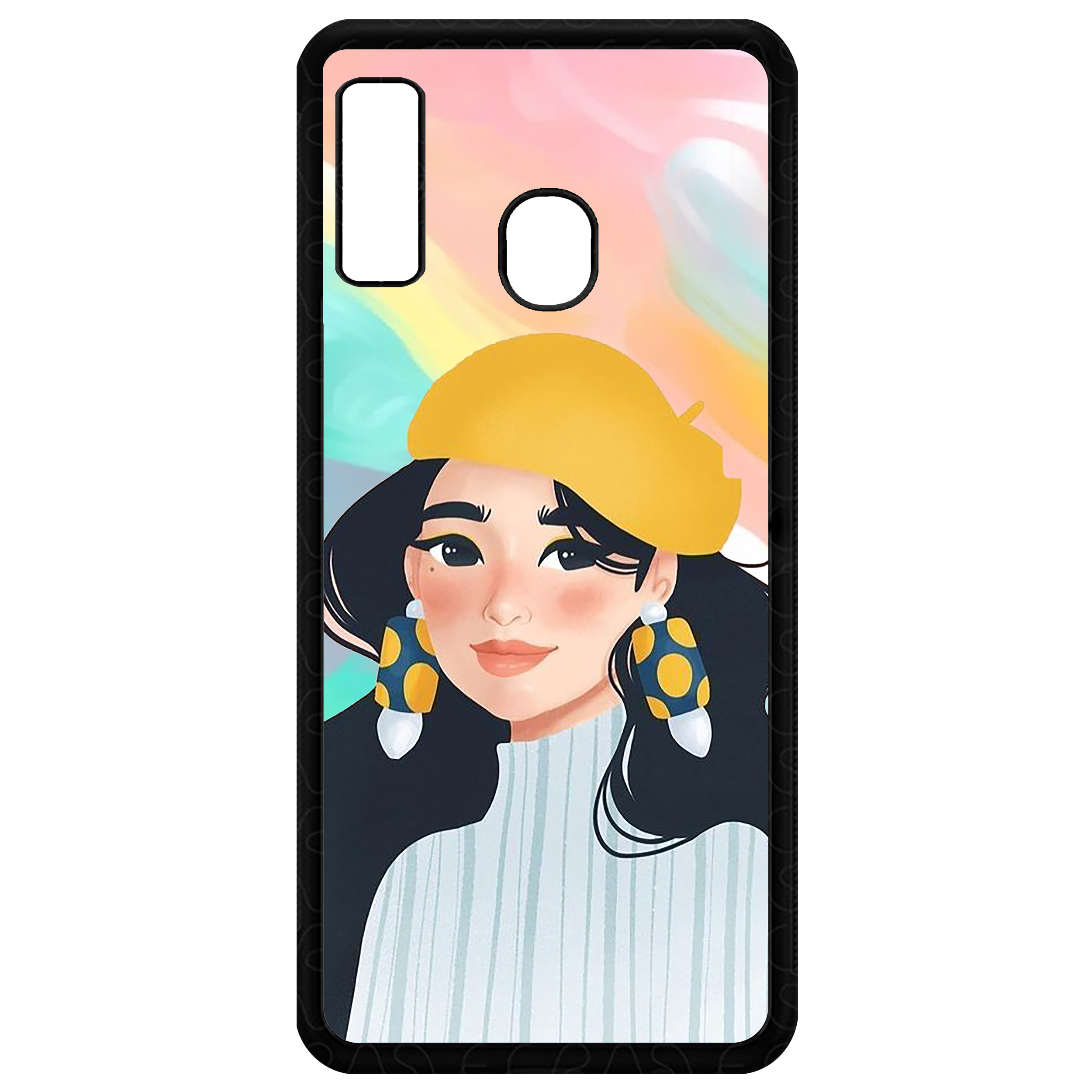 کاور طرح دختر مدل CHL50359 مناسب برای گوشی موبایل سامسونگ Galaxy A20 / A30 / M10s