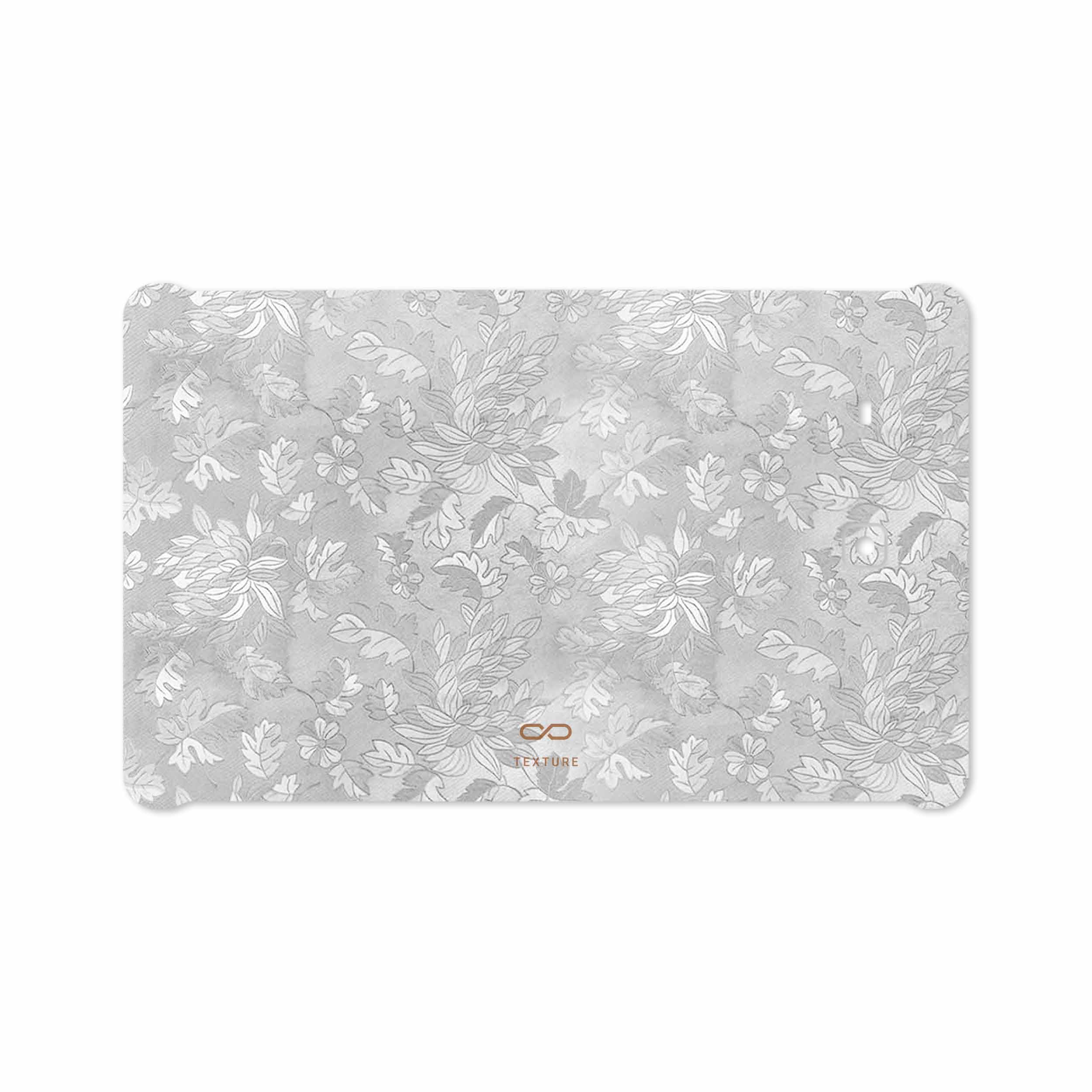 برچسب پوششی ماهوت مدل Silver-Wildflower مناسب برای تبلت سامسونگ Galaxy Tab E 9.6 2015 T561