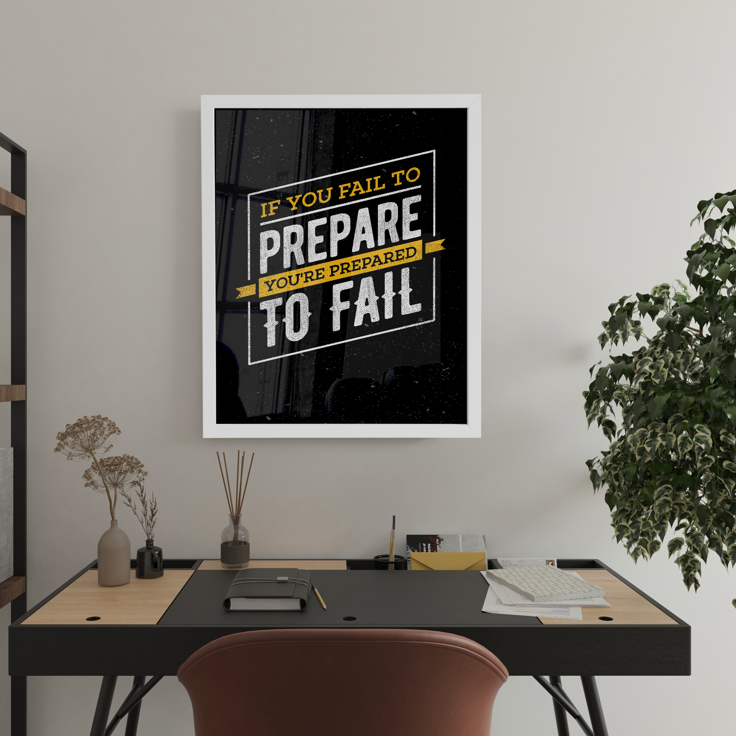 تابلو مدل نوشته انگلیسی انگیزشی کد 432