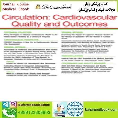Circulation Cardiovascular Quality & Outcomes Volume 17 1 to 4