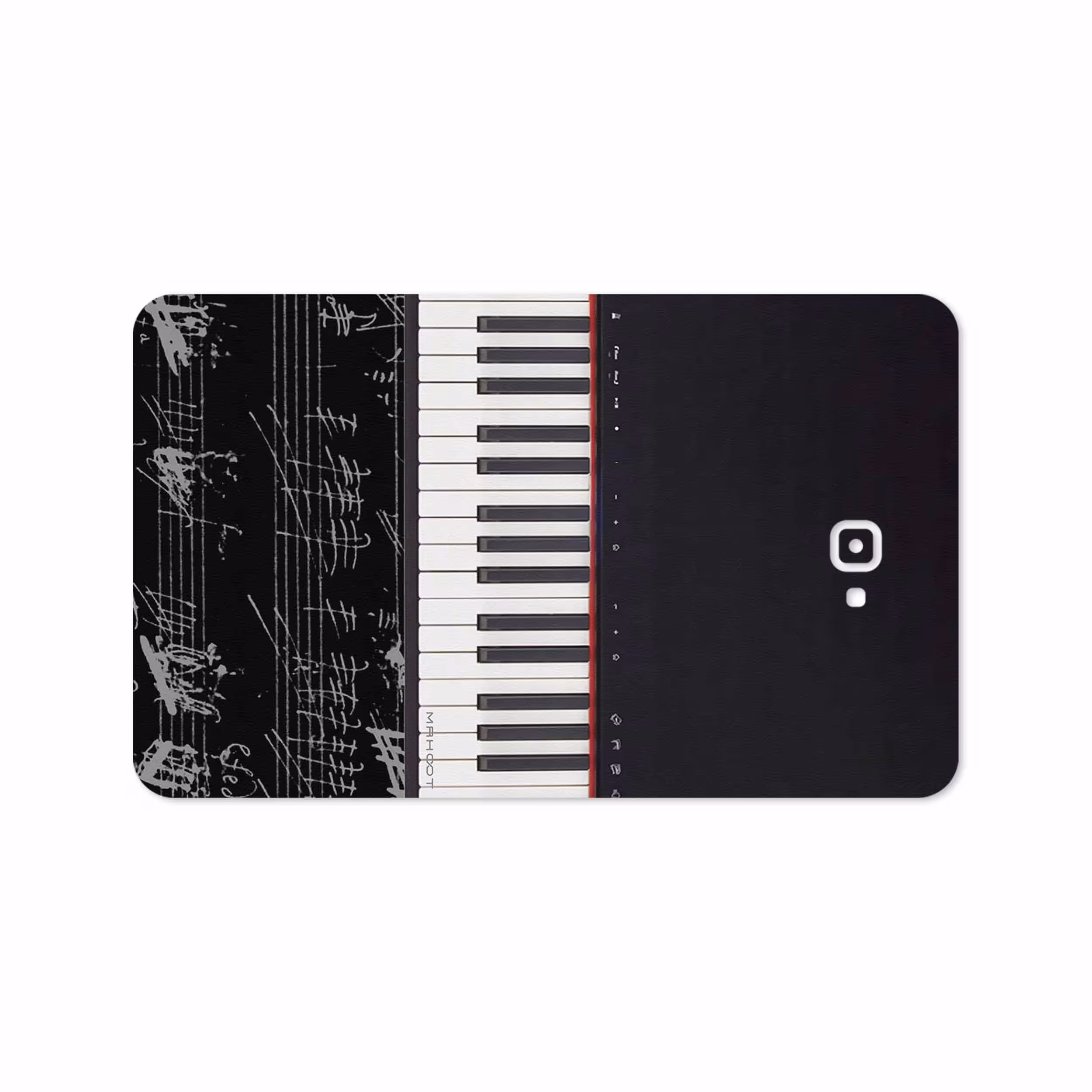 برچسب پوششی ماهوت مدل Piano-Instrument مناسب برای تبلت سامسونگ Galaxy Tab A 10.1 2016 T580
