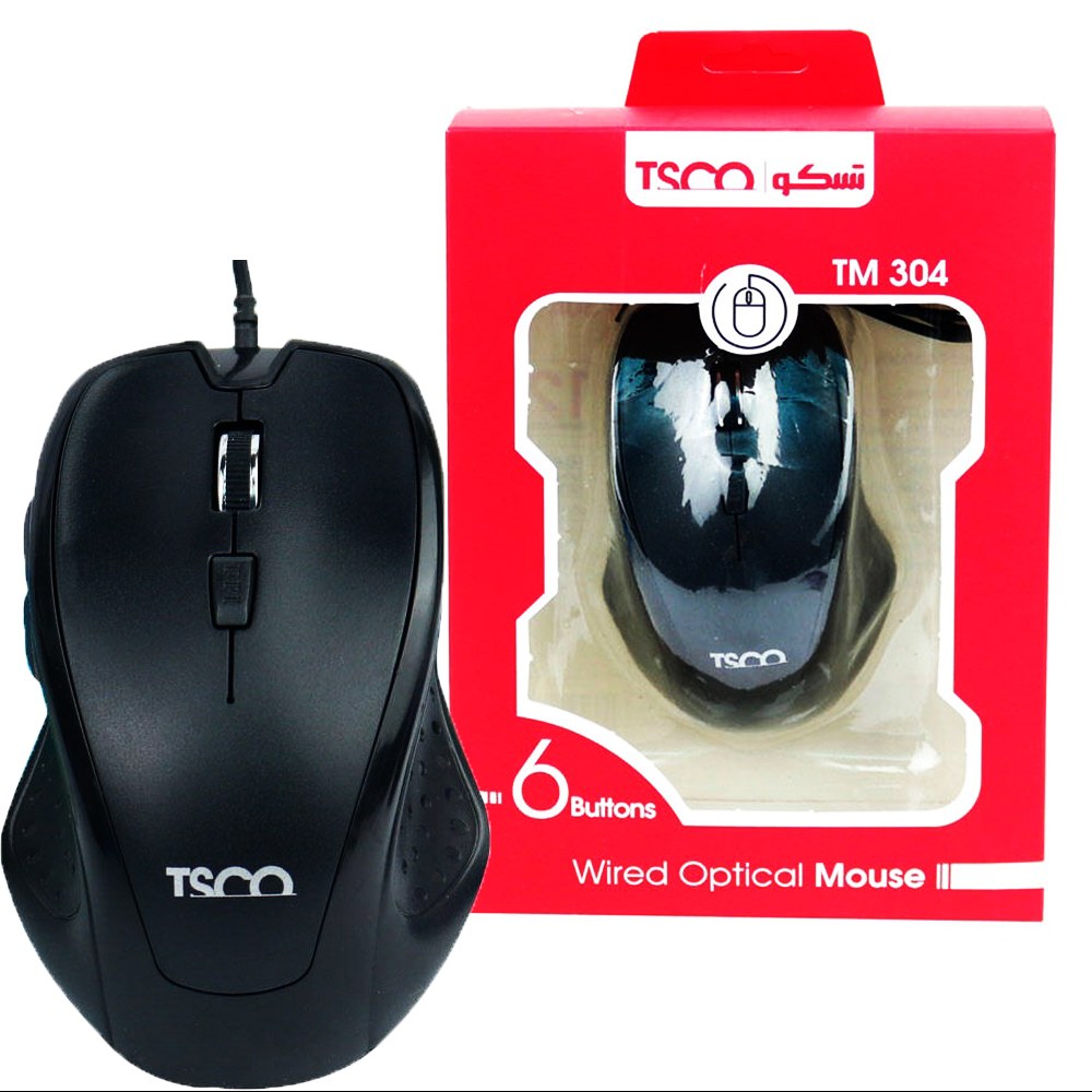 ماوس سیم دار تسکو TM-304