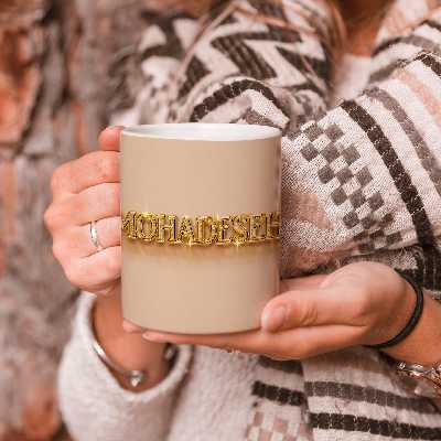 ماگ طرح اکلیلی مدل محدثه